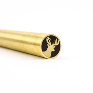 Deer Stag Brass Mosaic knife Pin