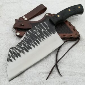 Serbian BBQ Cleaver Knife Made with "D2" steel