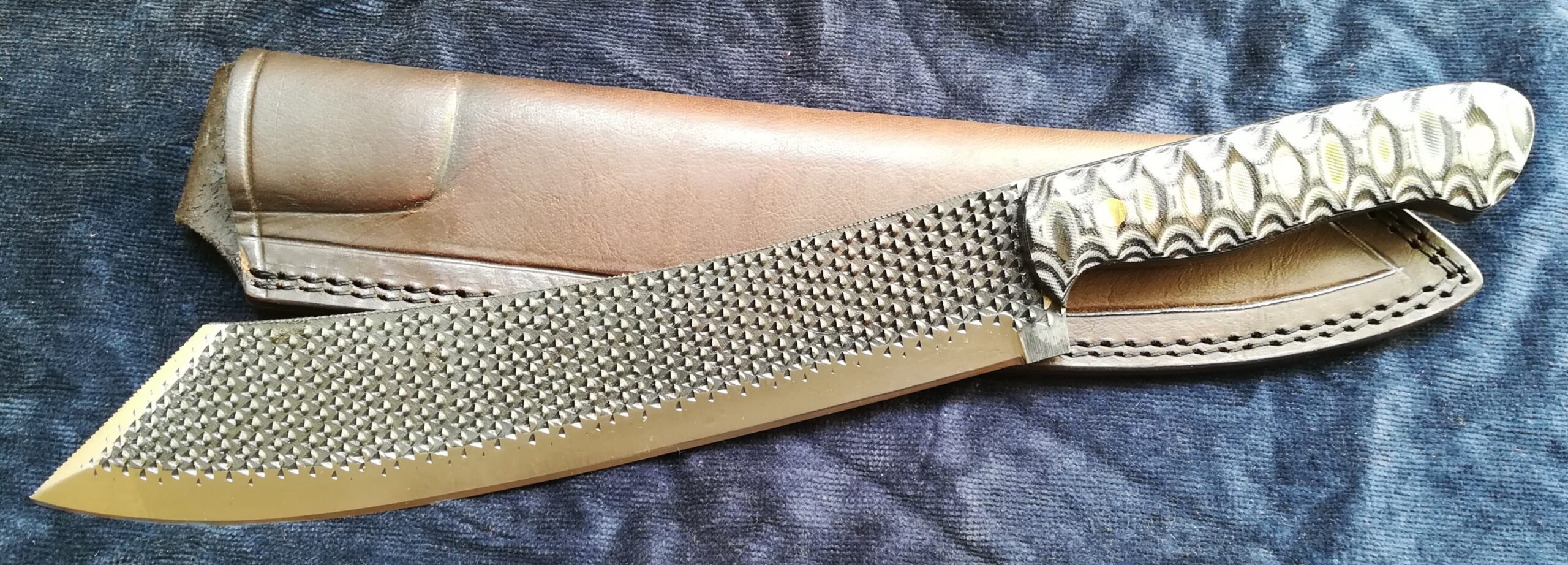 Custom Machete – Micarta handle Knife