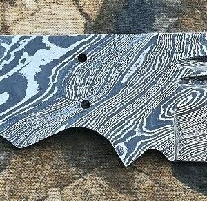 Damascus steel Hunting Blank Knife