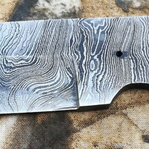 Damascus Blank Knife