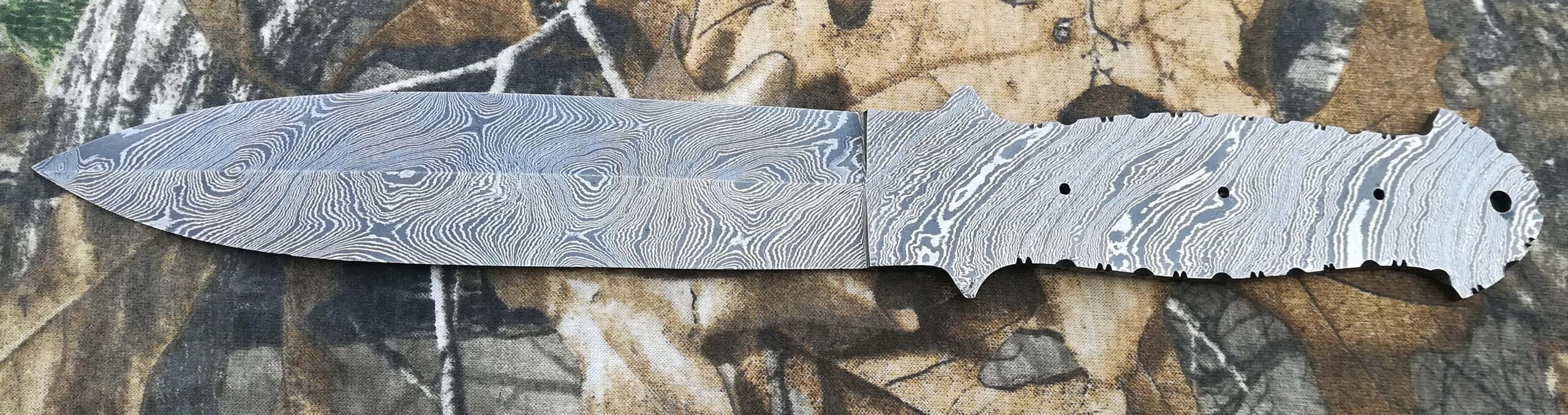 Damascus steel Dagger Blank Knife