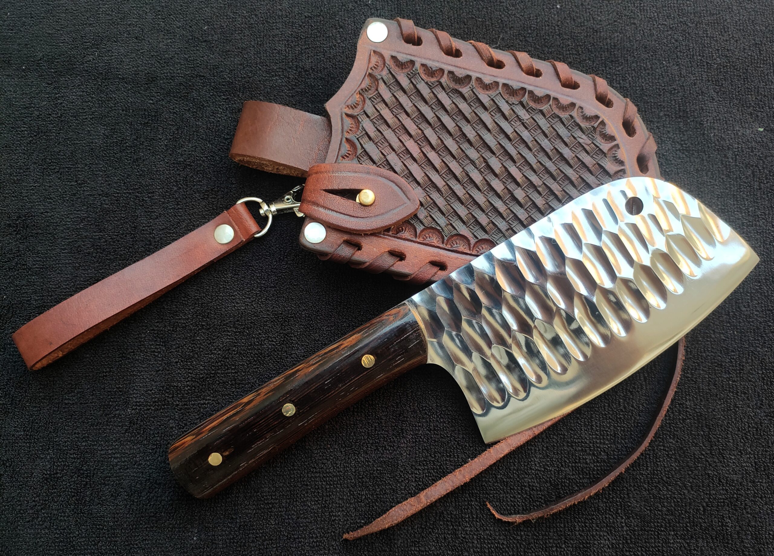 Hand Forged Cleaver Knife - Image 2