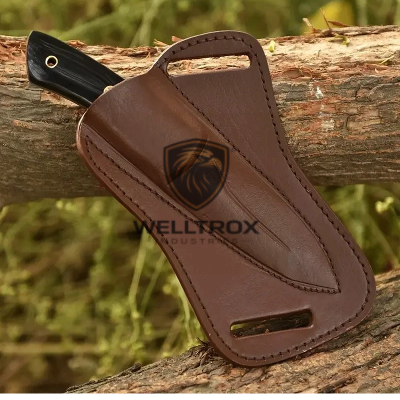 Damascus Fixed Blade Hunting Knife - Image 2