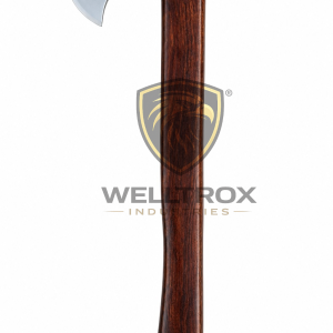 Handmade High Carbon Steel Axe with Custom Leather Sheath