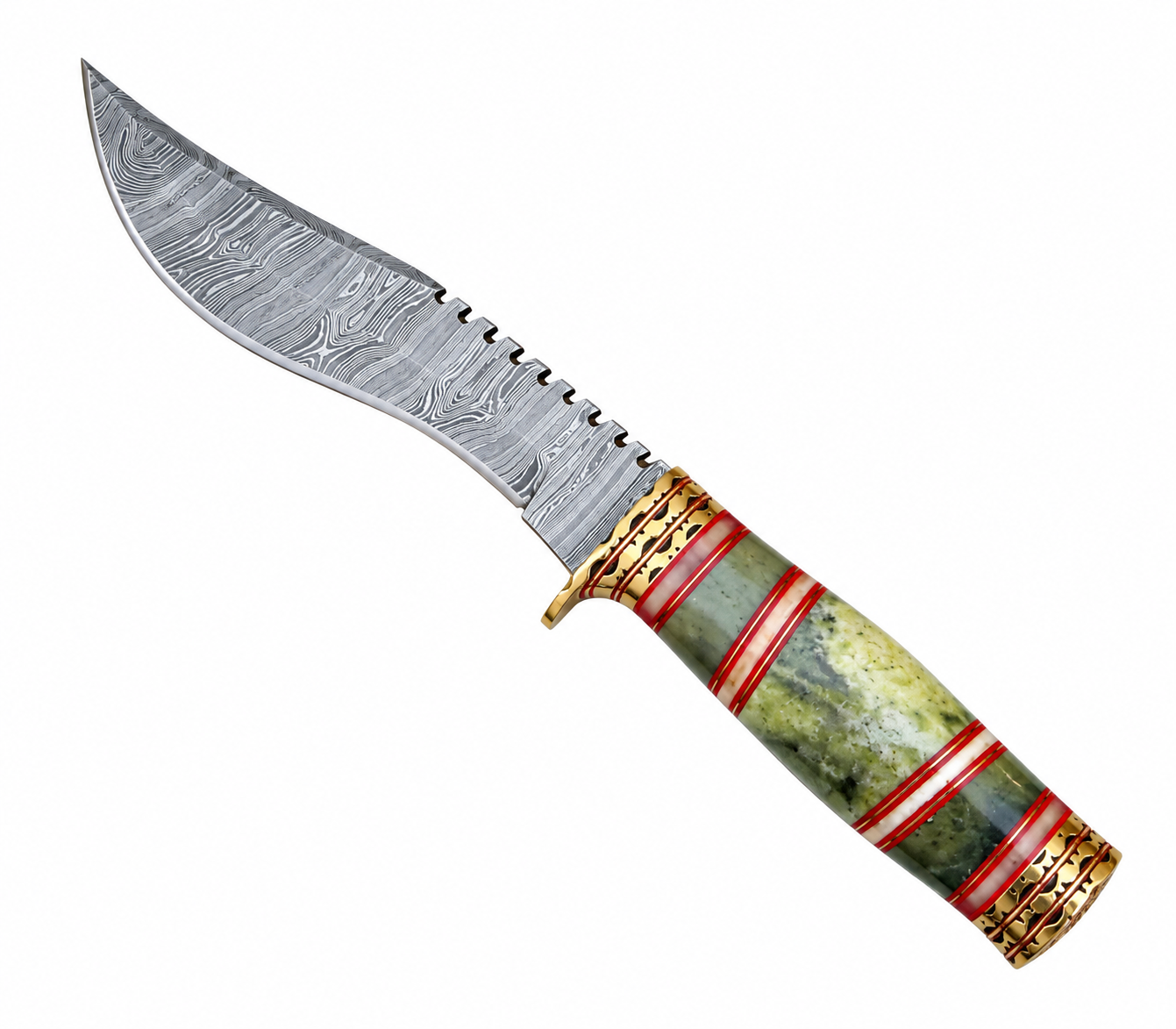 Mythic Kukri Knife with Bone a Brass Handle - Image 2